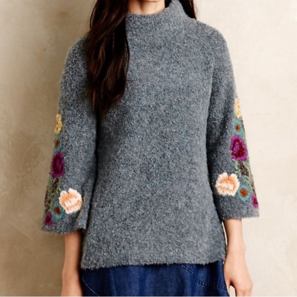 Anthropologie | Sleeping on Snow Rosevine Sweater